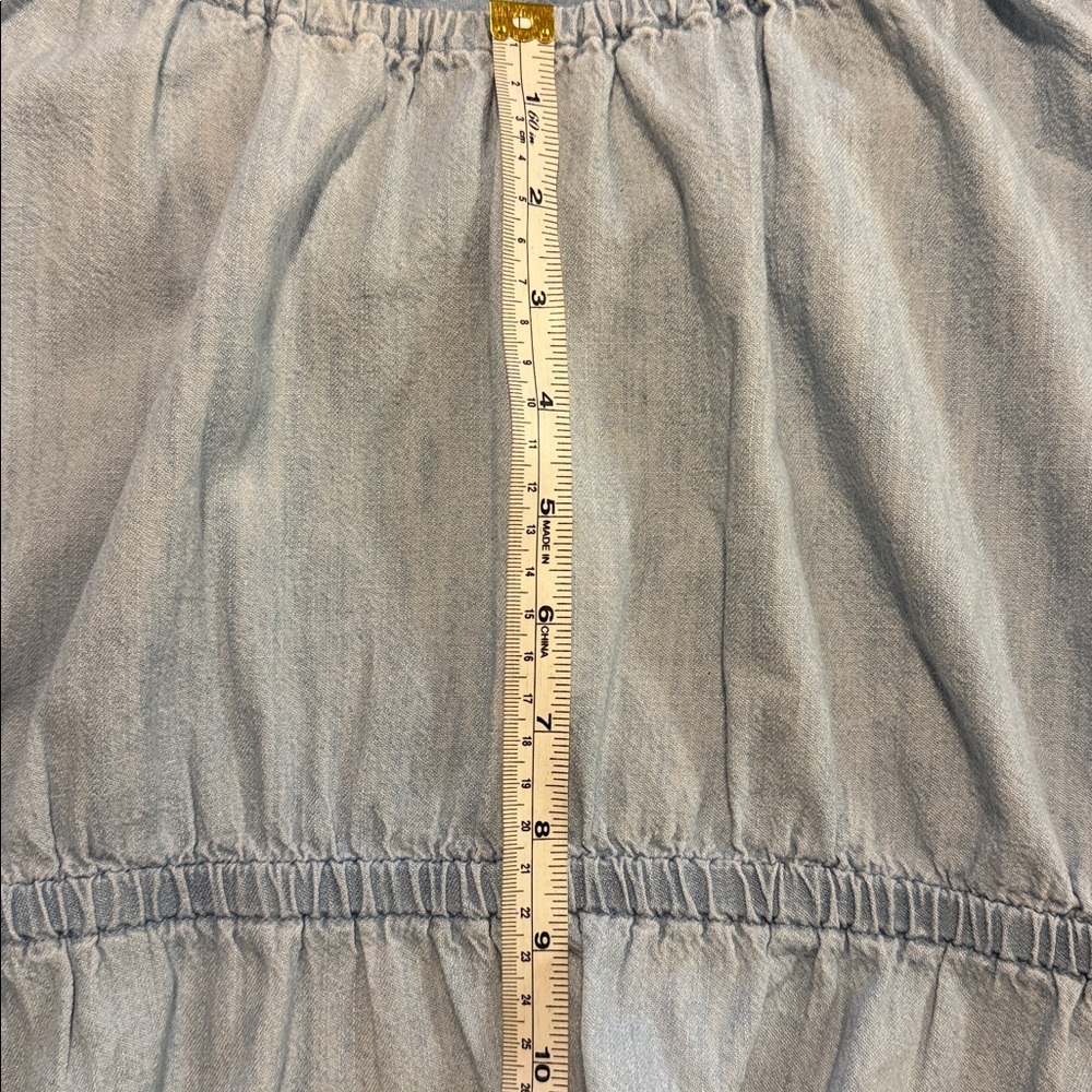 Old Navy Light Blue Puff Sleeve Mini Dress - Picture 11 of 13